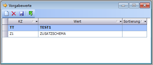 Taskcenter Prüfschema anlegen
